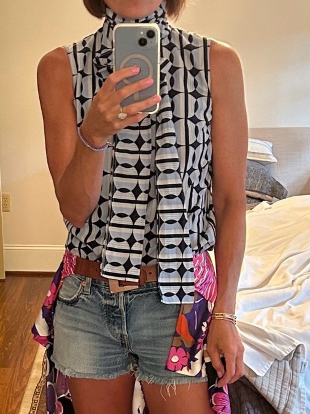 Miu Miu Sleeveless Blouse
